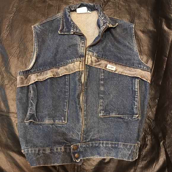 Vintage 1980s-1990s Guess Jeans Vest - Picture 1 of 1